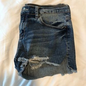 Denim shorts